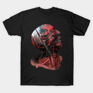 Horror in Red Forest T-Shirt